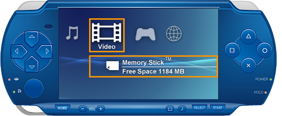Play Video From Memory Stick